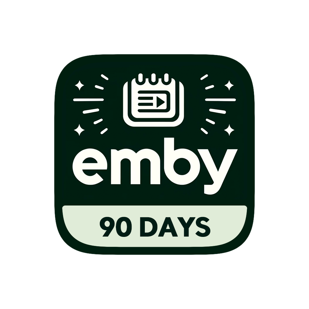 新购 | Emby 服务 | 90 天